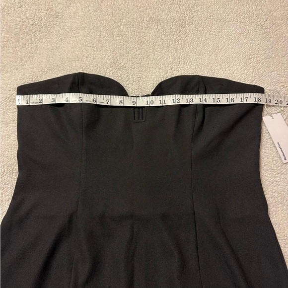 Reformation Black Sweetheart Strapless Joline Mini Dress - Picture 8 of 14
